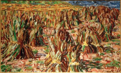Kornfeld (cereal agachado) de Christian Rohlfs