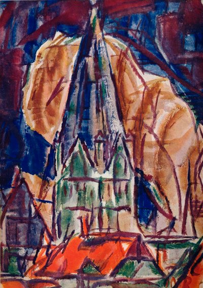St. Patrokus em Soest, c1912 de Christian Rohlfs