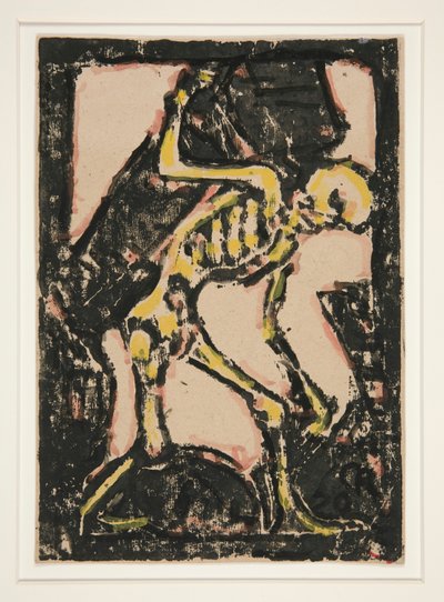 Tod mit Sarg (Morte com caixão) de Christian Rohlfs