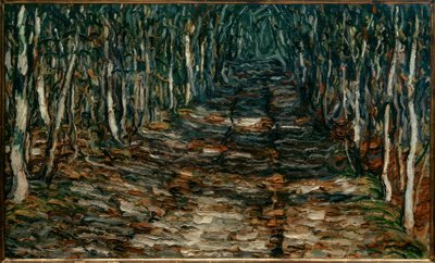 Estrada da floresta para Erling de Christian Rohlfs