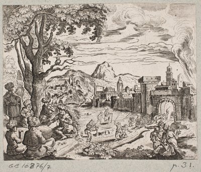 Ilustração de Adam Olearius, “Persian Rosenthal por um engenhoso poeta Schich Saadi […]”, Schleswig 1660 de Christian Rothgiesser