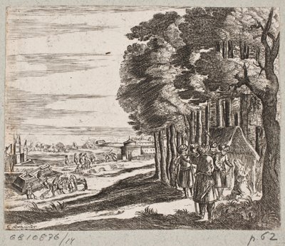 Ilustração de Adam Olearius, “Persian Rosenthal por um engenhoso poeta Schich Saadi […]”, Schleswig 1660 de Christian Rothgiesser