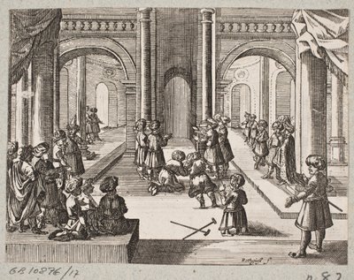 Ilustração de Adam Olearius, “Persian Rosenthal por um engenhoso poeta Schich Saadi […]”, Schleswig 1660 de Christian Rothgiesser
