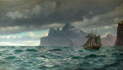 Cape North, Icelend, 1884 de Christian Vigilius Blache