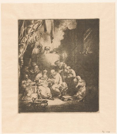 Circuncisão de Cristo de Christian Wilhelm Ernst Dietrich