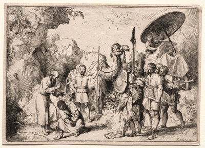 Diácono Filipe Batizando o Eunuco de Christian Wilhelm Ernst Dietrich