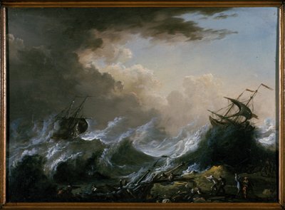 Tempestade no mar e naufrágio de Christian Wilhelm Ernst Dietrich