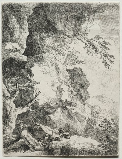 São Guilherme, o Santo Eremita. de Christian Wilhelm Ernst Dietrich