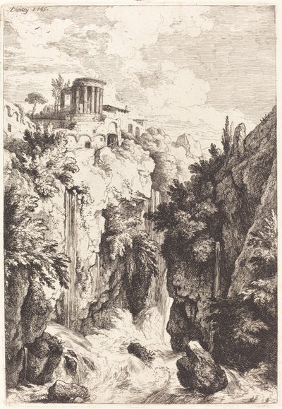 Templo da Sibila, Tivoli de Christian Wilhelm Ernst Dietrich