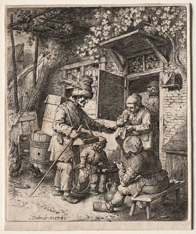 O Peddlar, 1741. de Christian Wilhelm Ernst Dietrich