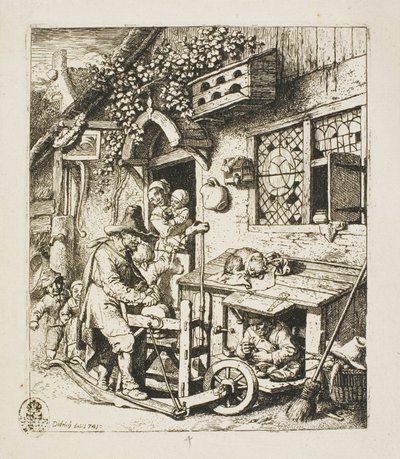 A tesoura-moedor de Christian Wilhelm Ernst Dietrich