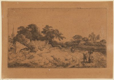Weg hinter dem Dorf de Christian Wilhelm Ernst Dietrich