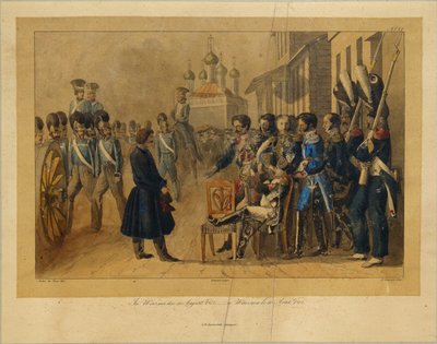Vyazma em 30 de agosto de 1812, 1820 de Christian Wilhelm Faber du Faur von