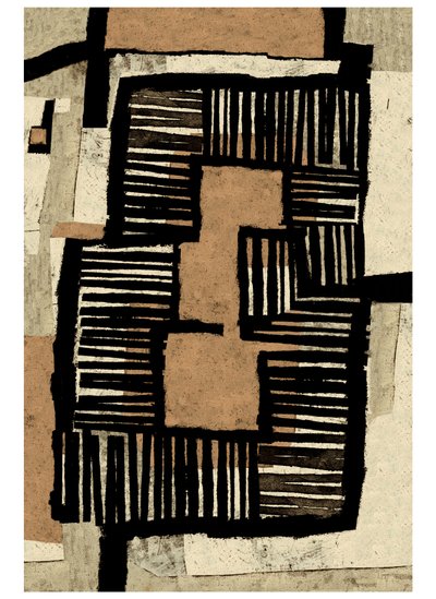 Formas de casa, 2023 (monoprint) de Christina Fedyk