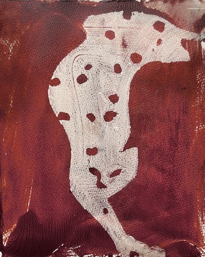Animal abstrato malhado de Christina Misuro