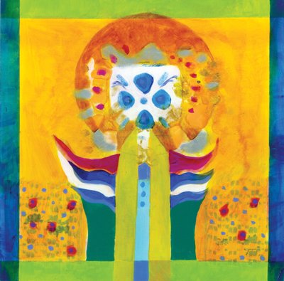 Protetor, c. 2009 (acrílico sobre painel) de Christina Saj