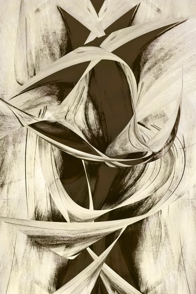 Fluxo abstrato dinâmico de Christina Sillen