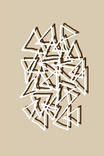 Triângulos geométricos dinâmicos de Christina Sillen