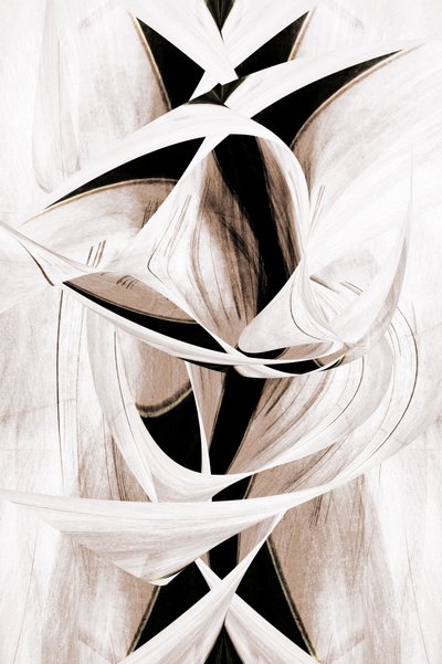 Curvas abstratas elegantes de Christina Sillen