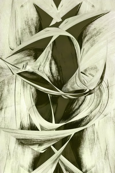 Formas abstratas fluidas de Christina Sillen