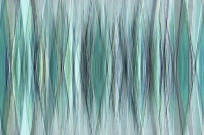 Linhas ondulantes em azul-petróleo de Christina Sillen
