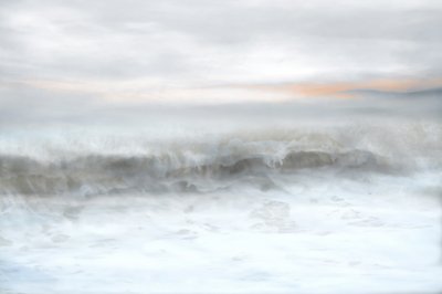 Ondas do oceano enevoadas de Christina Sillen