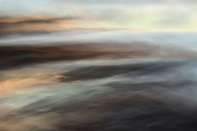 Fluxo abstrato em tons suaves de Christina Sillen