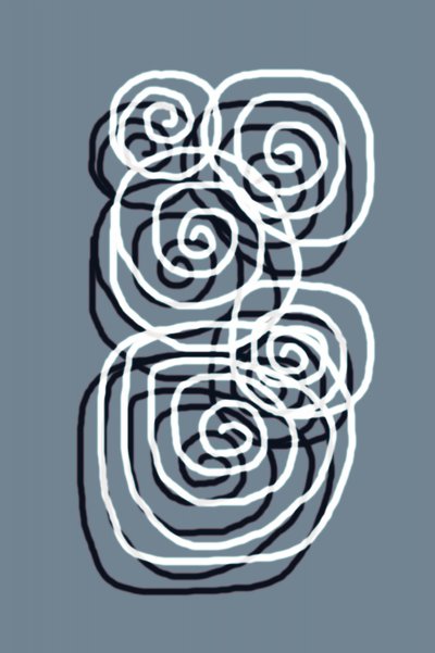 Fluxo Espiral Sereno de Christina Sillen