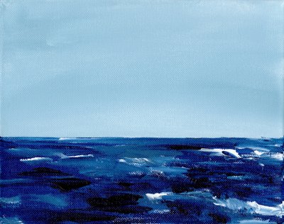 Deep Blue Horizon de Christine Lindstrom