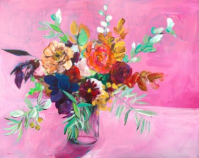 Ramo de flores vibrante de Christine Lindstrom