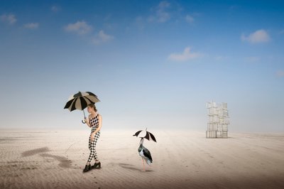 Passeio surreal pelo deserto de Christine von Diepenbroek