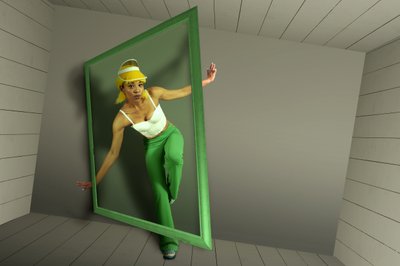 Através da Moldura Verde de Christine von Diepenbroek