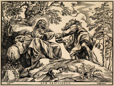 A Tentação de Cristo pelo Diabo de Christoffel Jegher