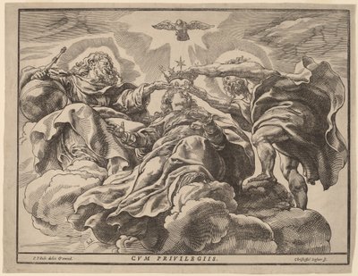 Coroação da Virgem de Christoffel Jegher after Sir Peter Paul Rubens