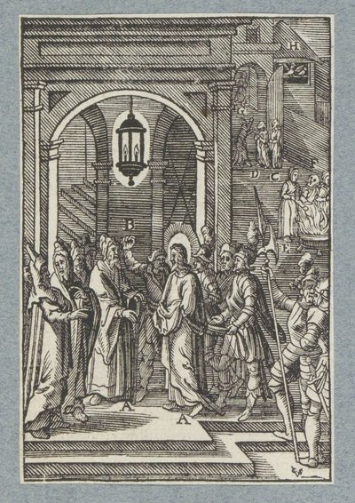 Cristo para Anás de Christoffel van Sichem (II)