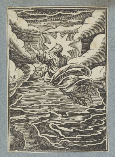 Primeiro dia da criação: separação entre luz e escuridão de Christoffel van Sichem (II)