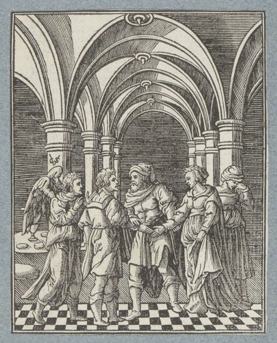 Casamento de Tobias e Sara de Christoffel van Sichem (II)