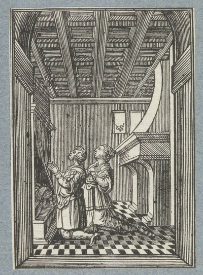 Noite de núpcias de Tobias e Sara de Christoffel van Sichem (II)
