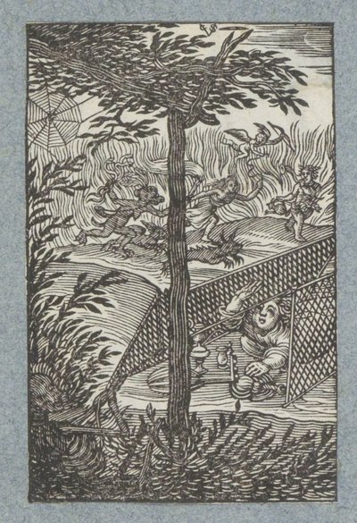 Criança apanhada nas redes da Morte Pia Desideria (título da série) de Christoffel van Sichem (II)