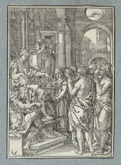 Anciãos em tribunal de Christoffel van Sichem (II)