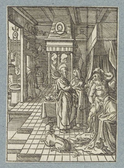 Peter cura Eneas de Christoffel van Sichem (II)