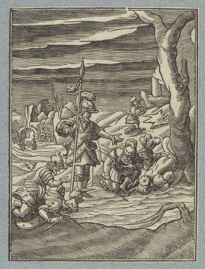Seleção dos homens de Gideão de Christoffel van Sichem (II)