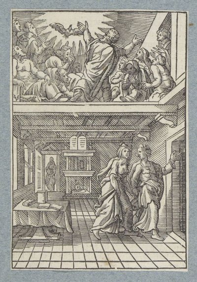 efusão do Espírito Santo de Christoffel van Sichem (II)