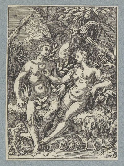 Armadilha de pecado com serpente fêmea de Christoffel van Sichem (II)