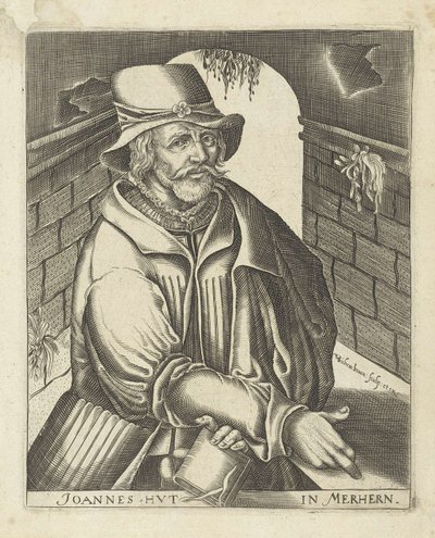 John Hus em Merhern, c. 1650 de Christoffel van Sichem