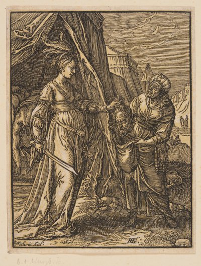 Judite com a cabeça de Holofernes de Christoffel van Sichem I