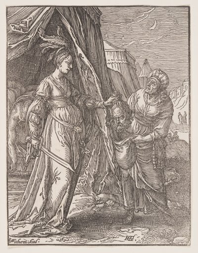 Judite com a cabeça de Holofernes de Christoffel van Sichem I