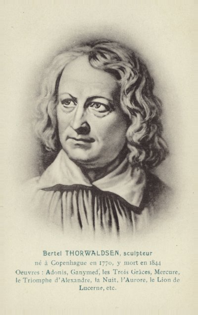Bertel Thorvaldsen, escultor dinamarquês de Christoffer Wilhelm Eckersberg