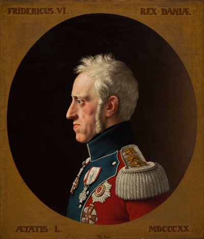 Retrato de Frederico VI da Dinamarca 1768-1839, 1839. de Christoffer Wilhelm Eckersberg