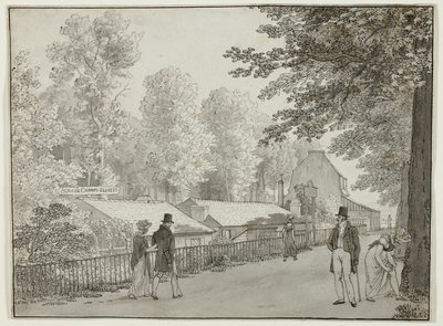Relais, Avenue des Champs-Élysées, Paris (frente); Cena da Vida de Ulisses (voltar) de Christoffer Wilhelm Eckersberg